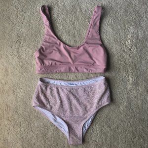 Andie Swim High Waist Bikini Bottom and Top